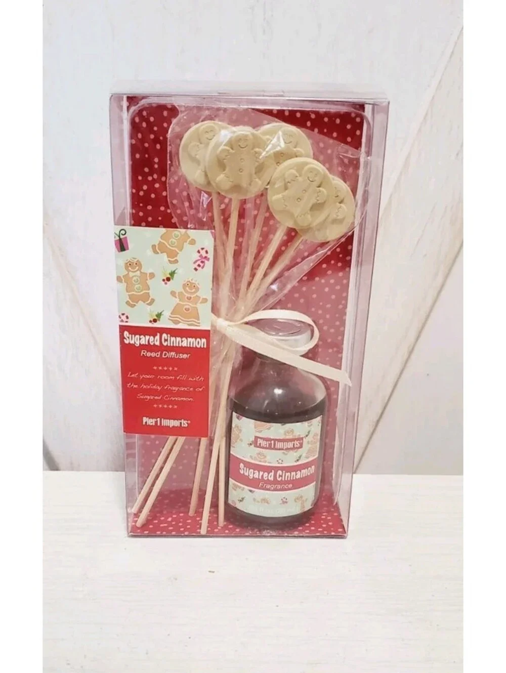 Pier 1 Imports Reed Diffuser Sugared Cinnamon Fragrance 0.95 fl oz New NOS
